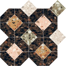41zero42 Chicco С000618774 4101289_Quadra Mosaic Dark Mosaico 33,7x33,7 cm, Itália, terrazzo - foto 1 - foto 1
