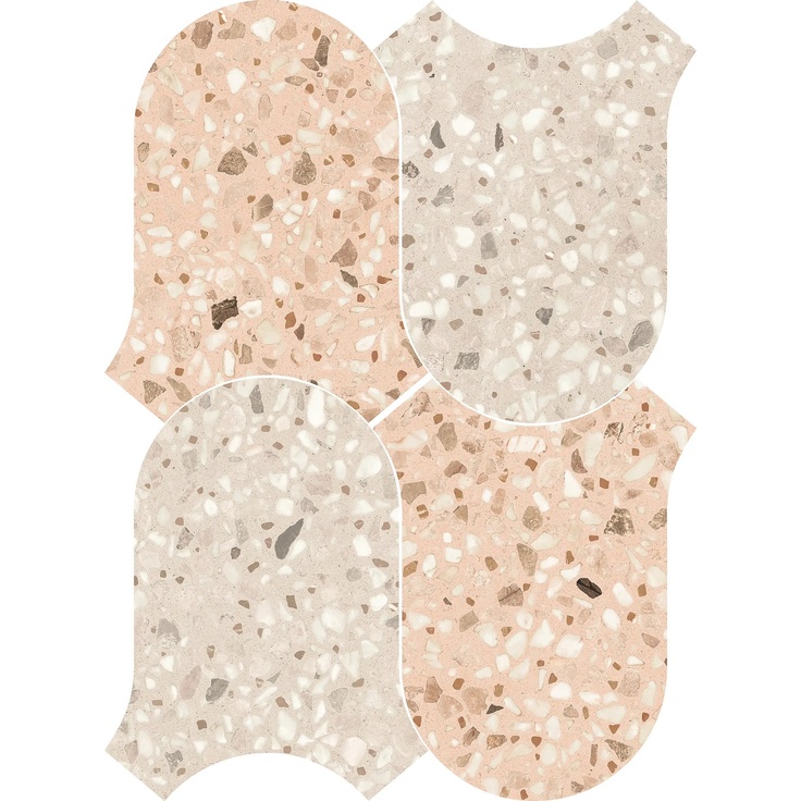 41zero42 Chicco С000618770 4101286_Onda Mosaic Rosa/Greige Mosaic 27x36,5 cm, Italy, terrazzo - photo 1 41zero42 Chicco С000618770 4101286_Onda Mosaic Rosa/Greige Mosaic 27x36,5 cm, Italy, terrazzo - photo 1