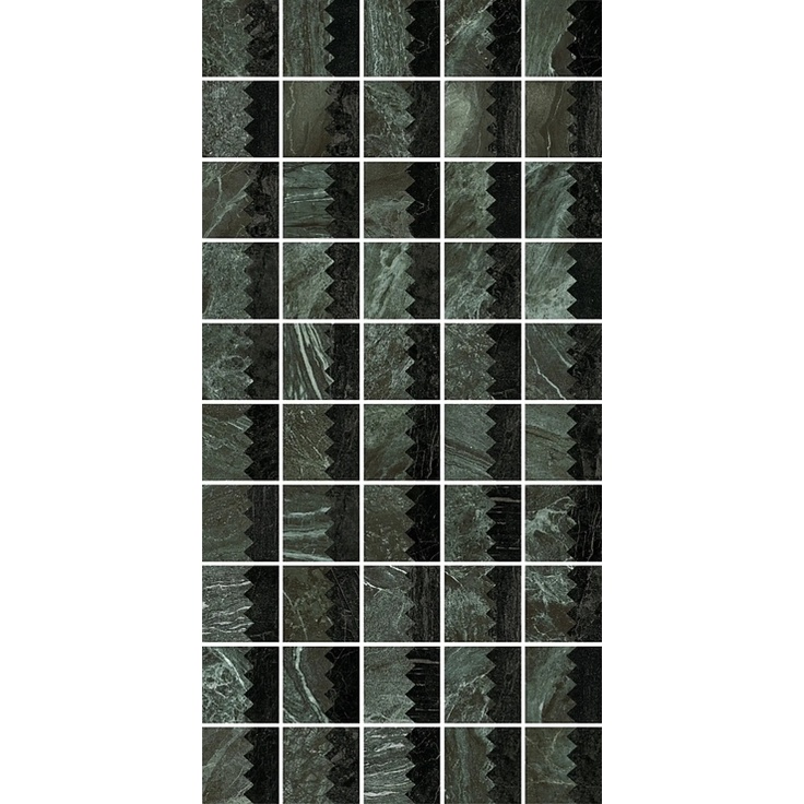 41zero42 Dandy С000607223 4101205_Comb Green_Black porcelænsflise 18,6x18,6 cm, Italien, andre typer marmor - foto 1 41zero42 Dandy С000607223 4101205_Comb Green_Black porcelænsflise 18,6x18,6 cm, Italien, andre typer marmor - foto 1