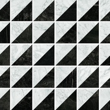 41zero42 Dandy 4101199 Flag Black White gres porcelanato 18,6x18,6 cm, Itália, efeito marmore - foto 1 - foto 2