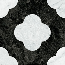 41zero42 Dandy 4101200 Pin Black White gres porcelanato 18,6x18,6 cm, Itália, efeito pedra  - foto 1 - foto 1