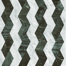 41zero42 Dandy 4101198 Ribbon White Green gres porcelanato 18,6x18,6 cm, Itália, efeito pedra  - foto 1 - foto 1