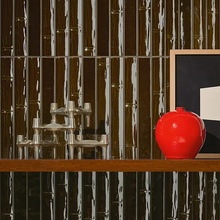 41zero42 Milano70 4x31 см, glazed porcelain stoneware, Italy - interior photo 1 - photo 2