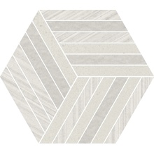 41zero42 Otto С000550463 4100245_Mosaic 6 Bianco Мозаика 19,5x22,5 см, Италия, прочие виды камня - фото 1 - фото 1