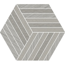 41zero42 Otto С000356662 4100246_Mosaic 6 Grigio Мозаика 19,5x22,5 см, Италия, прочие виды камня - фото 1 - фото 1