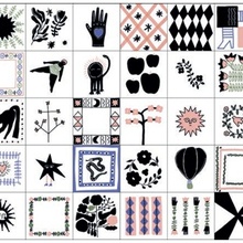 41zero42 Stories 4101297 Caravan Matte 50 Patterns keramisch graniet 10x10 cm, Italië, steen  - foto 1 - foto 2