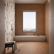 Abitare All Around Concrete 80x80, oglaserad porslinskeramik, Italien, betong - interiörfoto 1 - foto 1
