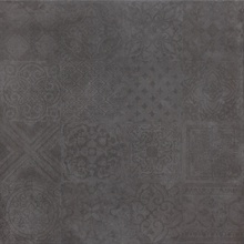 Abitare Icon С000524011 PF00009899_ICON 600 BLACK DEC RET grès cérame 60x60 cm, Italie, sous béton - photo 1 - photo 1