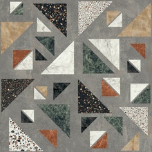 ABK Blend 0006691 Concrete Grey Combo Ret porcelain tile 120x120 cm, Italy, stone  - photo 1 - photo 1