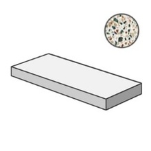 ABK Blend 0006986 Dots Angolare Dx Multiwhite Ret Corner step 32x120 cm, Italy, stone  - photo 1 - photo 1