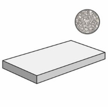ABK Blend 0006981 Dots Angolare Sx Grey Ret Corner step 32x120 cm, Italy, stone  - photo 1 - photo 1
