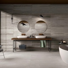 ABK Lab325 20x40, ongeglazuurd keramisch graniet, Italië, beton - interieurfoto 1 - foto 1