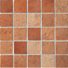 ABK Petraia С000476174 A8525UM_Mos.QuadrettiOcr/Cot/Ros33,3X33,3 Mosaïque 33,3x33,3 cm, Italie, terracotta look - photo 1 - photo 1
