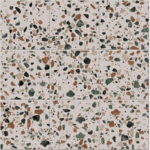 ABK Play С000472727 5894_PlayDropsMultiwhite20X20 posliinilaatta 20x20 cm, Italia, terrazzo - kuva 1 - kuva 1