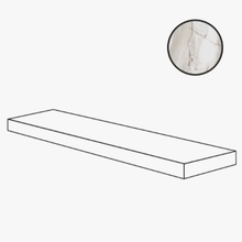 ABK Sensi 900 0012524 Angolare Dx Oyster White Lux Ret Corner step 32x120 cm, Italy, marble look - photo 1 - photo 1