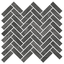 ABK Sensi Classic 1SR09702 Chevron Pietra Grey Sable Mosaico 30x30 cm, Itália, efeito mosaico - foto 1 - foto 1