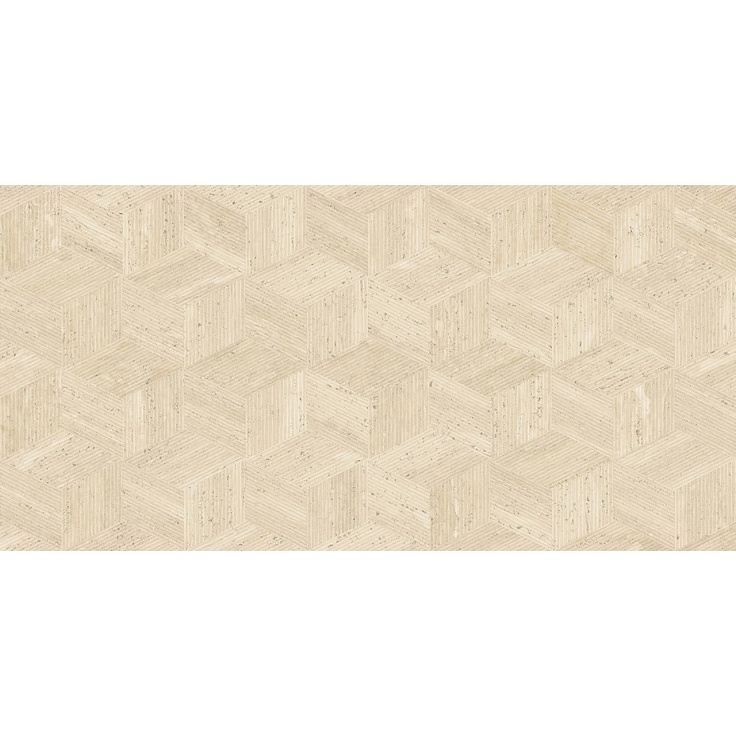 ABK Sensi Roma С000582014 12864_CubeCreamNat60X120 porcelain tile 60x120 cm, Italy, travertine - photo 1 ABK Sensi Roma С000582014 12864_CubeCreamNat60X120 porcelain tile 60x120 cm, Italy, travertine - photo 1