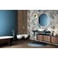 ABK Interno 9 Wide 80x80, glazed porcelain stoneware, Italy, metal look - interior photo 24