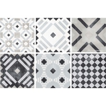 ABK Play Labyrinth Mix Grey porcelain tile 20x20 cm, Italy, concrete  - photo 1 - photo 1