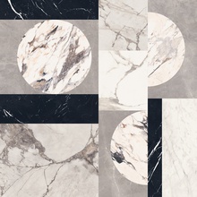 ABK Sensi Up 0004208 Intarsia Lux+ porcelain tile 120x120 cm, Italy, stone  - photo 1 - photo 1