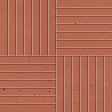 ACL Groove Line С000610629 2PA24GL76B63_Stripped_scarlet Azulejo para o piso 25x25 cm, Portugal - foto 1 - foto 1