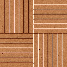 ACL Groove Line С000610630 2PA24GL77B69_Stripped_terracota Azulejo para o piso 25x25 cm, Portugal - foto 1 - foto 1