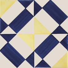 Aleluia Checkered С000583803 PM032_Blue azulejo de parede 14x14 cm, Portugal - foto 1 - foto 1
