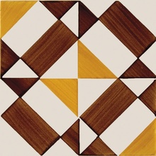 Aleluia Checkered С000583804 PM033_Brown azulejo de parede 14x14 cm, Portugal - foto 1 - foto 1