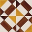 Aleluia Checkered С000583804 PM033_Brown Wandfliese 14x14 cm, Portugal - Foto 1