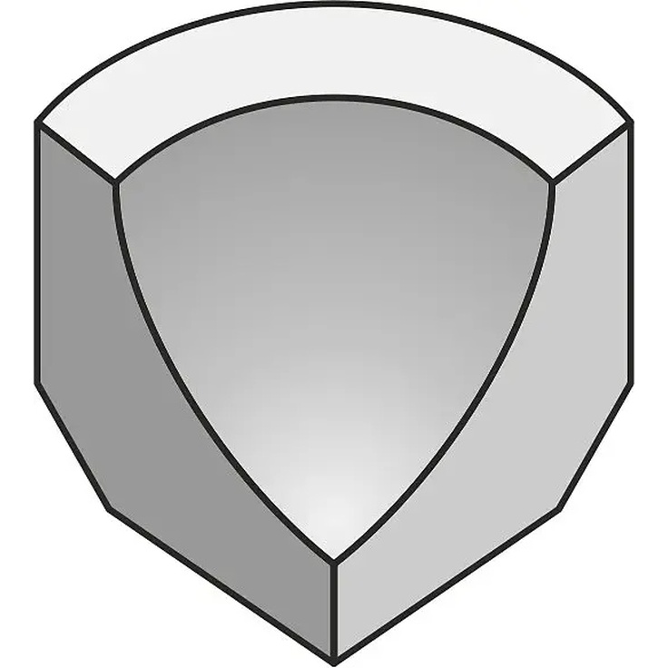 Aleluia Chroma С000534699 Chroma Concave Quarter-Round Corner Soft Grey Angle 3x3 cm, Portugal - photo 1 Aleluia Chroma С000534699 Chroma Concave Quarter-Round Corner Soft Grey Angle 3x3 cm, Portugal - photo 1