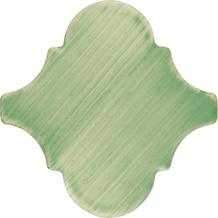 Aleluia Color Art С000530389 PF019 Color Art Plain Green Arabesque Decor 15x15 cm, Portugal - photo 1