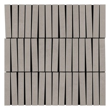 Aleluia Flow С000563890 DC3703_MosaicSticksFlowCementAsh Mosaico 29,5x29,5 cm, Portugal, concreto - foto 1 - foto 1