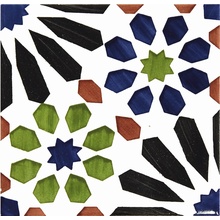 Aleluia Moorish С000445604 PM028 Moorish Casablanca 14x14x0.9 azulejo de pared 14x14 cm, Portugal - foto 1 - foto 1