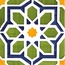 Aleluia Moorish С000445607 PM031 Moorish Rabat 14x14x0.9 wall tile 14x14 cm, Portugal - photo 1