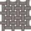 Aleluia Muse С000511286 DC1004_MOSAIC BASKET MUSE GREY/IVORY Mozaik 34x34 cm, Portugal, andre typer marmor - foto 1