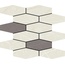 Aleluia Muse С000511293 DC1006_MOSAIC HEXA SLIM MUSE IVORY/GREY Mosaic 28,1x34,1 cm, Portugal, other types of marble - photo 1