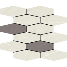 Aleluia Muse С000511293 DC1006_MOSAIC HEXA SLIM MUSE IVORY/GREY Mosaico 28,1x34,1 cm, Portugal, outros tipos de mármore - foto 1 - foto 1