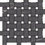 Aleluia Muse С000511287 DC1003_MOSAIC BASKET MUSE COAL/WHITE Mosaic 34x34 cm, Portugal, other types of marble - photo 1