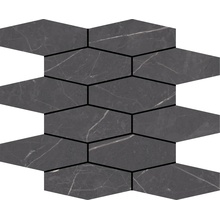 Aleluia Muse С000511291 DC1010_MOSAIC HEXA SLIM MUSE COAL Мозаика 28,1x34,1 см, Португалия, прочие виды мрамора - фото 1 - фото 1