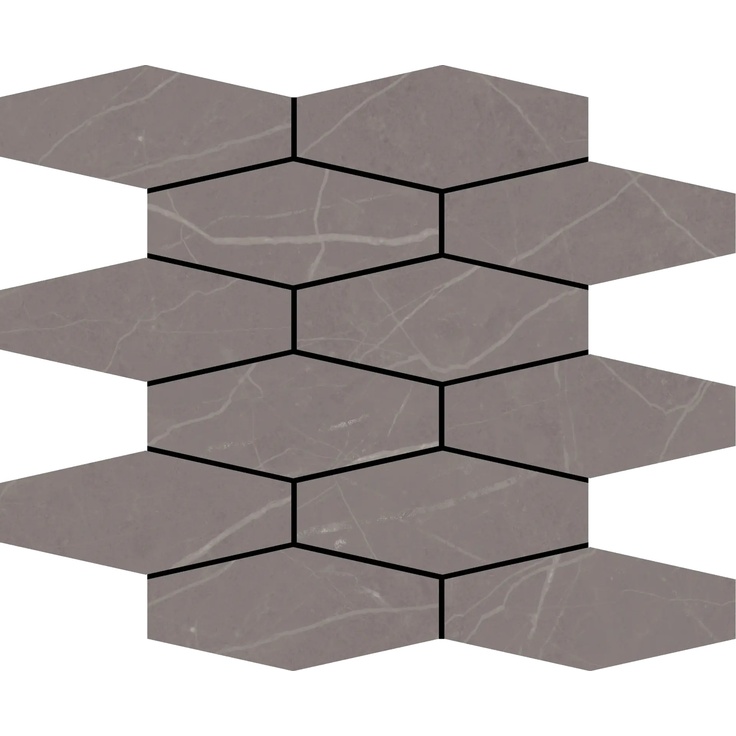 Aleluia Muse С000511290 DC1009_MOSAIC HEXA SLIM MUSE GREY Mosaic 28,1x34,1 cm, Portugal, other types of marble - photo 1 Aleluia Muse С000511290 DC1009_MOSAIC HEXA SLIM MUSE GREY Mosaic 28,1x34,1 cm, Portugal, other types of marble - photo 1