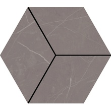 Aleluia Muse С000511296 DC7007_MOSAIC DIAMOND MUSE GREY Мозаика 18x21 см, Португалия, прочие виды мрамора - фото 1 - фото 1