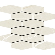 Aleluia Muse С000511289 DC1008_MOSAIC HEXA SLIM MUSE IVORY Мозаика 28,1x34,1 см, Португалия, прочие виды мрамора - фото 1 - фото 1