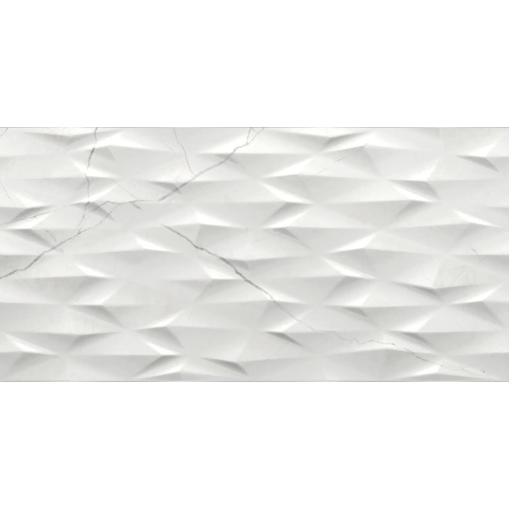 Aleluia Muse С000509908 R3781R_Prisma White 29.5x59.2 cm ret azulejo de parede 29,5x59,2 cm, Portugal, outros tipos de mármore - foto 1 Aleluia Muse С000509908 R3781R_Prisma White 29.5x59.2 cm ret azulejo de parede 29,5x59,2 cm, Portugal, outros tipos de mármore - foto 1