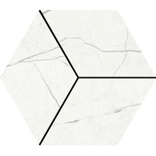 Aleluia Muse С000511294 DC7005_MOSAIC DIAMOND MUSE WHITE Мозаика 18x21 см, Португалия, прочие виды мрамора - фото 1 - фото 1