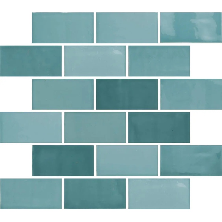 Aleluia New Zellige С000484330 J0604_Jade_6.5x13 wall tile 6,5x13 cm, Portugal, brick - photo 1 Aleluia New Zellige С000484330 J0604_Jade_6.5x13 wall tile 6,5x13 cm, Portugal, brick - photo 1