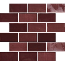 Aleluia New Zellige С000484332 J0606_Burgundy_6.5*13 veggflis 6,5x13 cm, Portugal, under murstein - foto 1 - foto 1