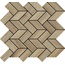 Aleluia Noble С000521607 DC1012_MOSAIC RUBIC NOBLE CAMEL Mosaic 27,1x29,5 cm, Portugal, wood look - photo 1