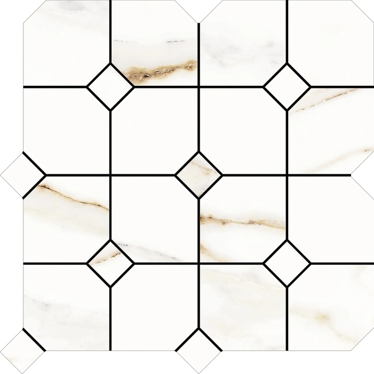 Aleluia Palace С000564067 DC3401_MosaicOxfordPalaceWhiteSatin Mosaïque 28x30 cm, Portugal, autres types de marbre - photo 1 Aleluia Palace С000564067 DC3401_MosaicOxfordPalaceWhiteSatin Mosaïque 28x30 cm, Portugal, autres types de marbre - photo 1