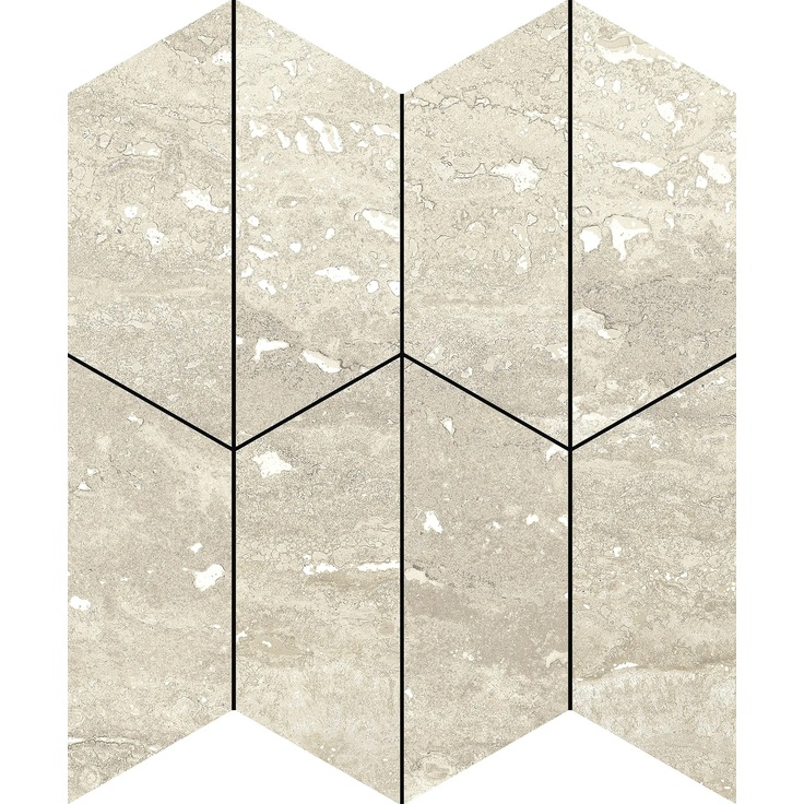 Aleluia Pure Travertine С000564088 DC3502_MosaicHalfHexaPureTravertineBeigeShine Mosaïque 29,2x35,1 cm, Portugal, travertin - photo 1 Aleluia Pure Travertine С000564088 DC3502_MosaicHalfHexaPureTravertineBeigeShine Mosaïque 29,2x35,1 cm, Portugal, travertin - photo 1
