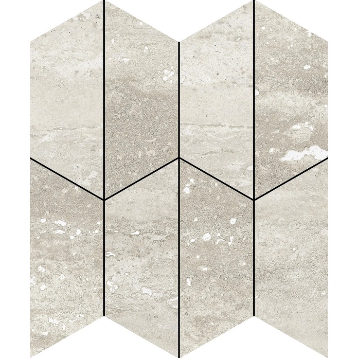 Aleluia Pure Travertine С000564089 DC3503_MosaicHalfHexaPureTravertineGreyShine Mosaic 29,2x35,1 cm, Portugal, travertine - photo 1 Aleluia Pure Travertine С000564089 DC3503_MosaicHalfHexaPureTravertineGreyShine Mosaic 29,2x35,1 cm, Portugal, travertine - photo 1